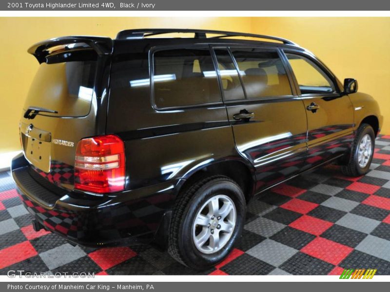 Black / Ivory 2001 Toyota Highlander Limited 4WD