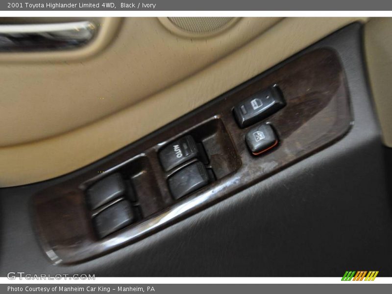 Black / Ivory 2001 Toyota Highlander Limited 4WD
