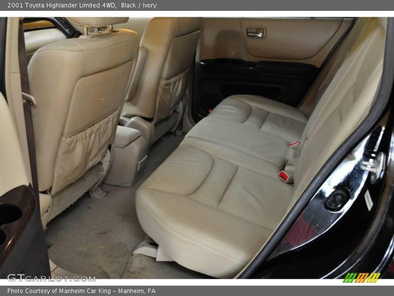 Black / Ivory 2001 Toyota Highlander Limited 4WD