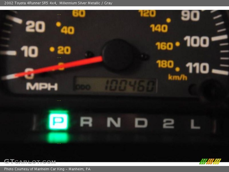 Millennium Silver Metallic / Gray 2002 Toyota 4Runner SR5 4x4