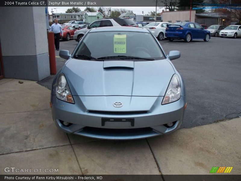 Zephyr Blue Metallic / Black 2004 Toyota Celica GT