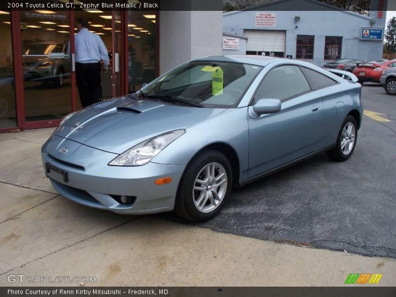 Zephyr Blue Metallic / Black 2004 Toyota Celica GT