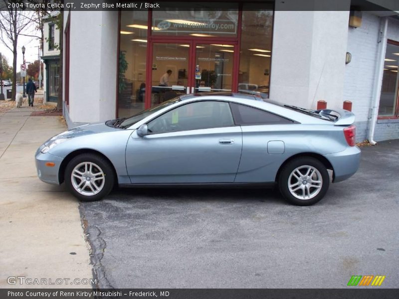 Zephyr Blue Metallic / Black 2004 Toyota Celica GT