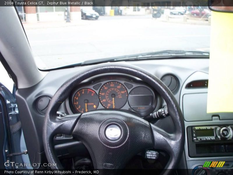 Zephyr Blue Metallic / Black 2004 Toyota Celica GT