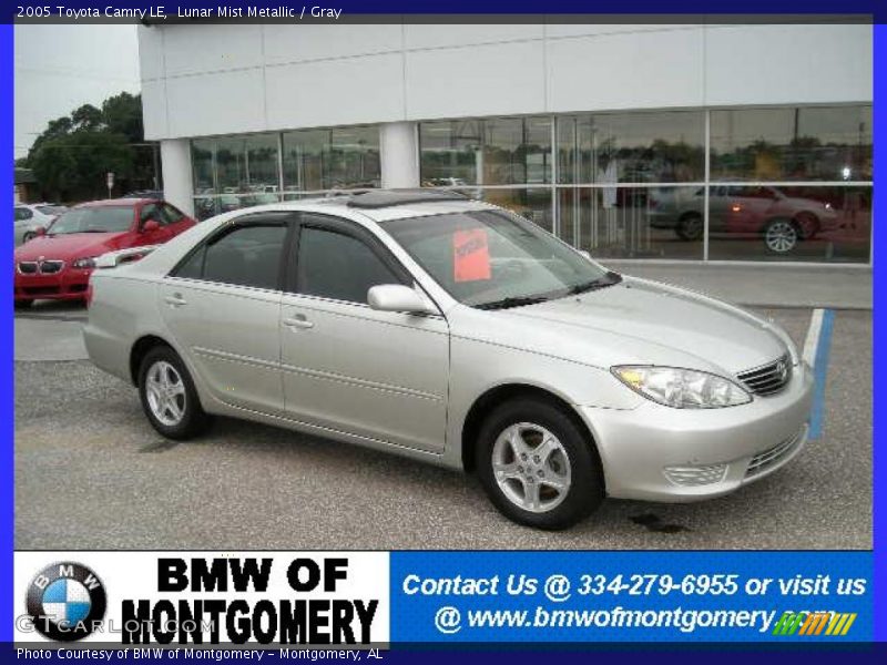 Lunar Mist Metallic / Gray 2005 Toyota Camry LE