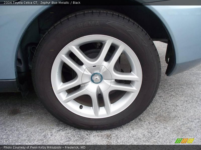 Zephyr Blue Metallic / Black 2004 Toyota Celica GT