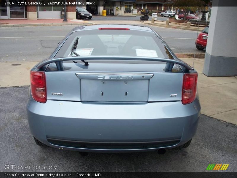 Zephyr Blue Metallic / Black 2004 Toyota Celica GT