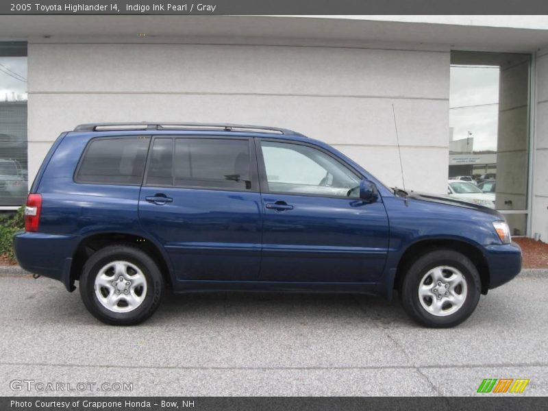 Indigo Ink Pearl / Gray 2005 Toyota Highlander I4
