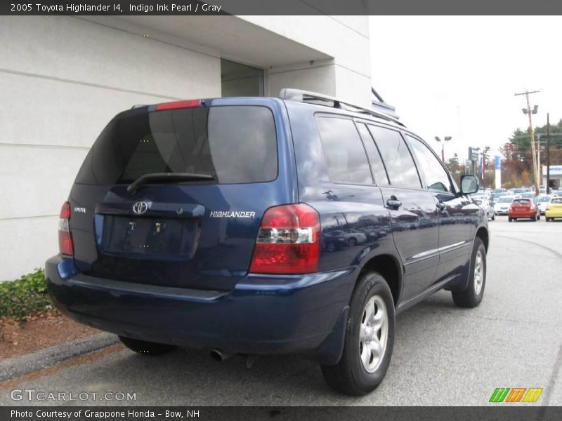 Indigo Ink Pearl / Gray 2005 Toyota Highlander I4