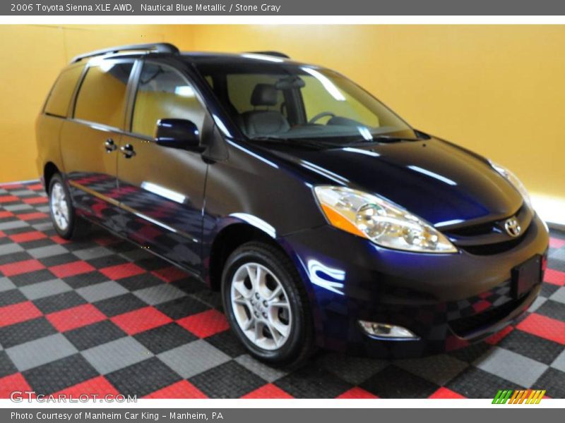 Nautical Blue Metallic / Stone Gray 2006 Toyota Sienna XLE AWD