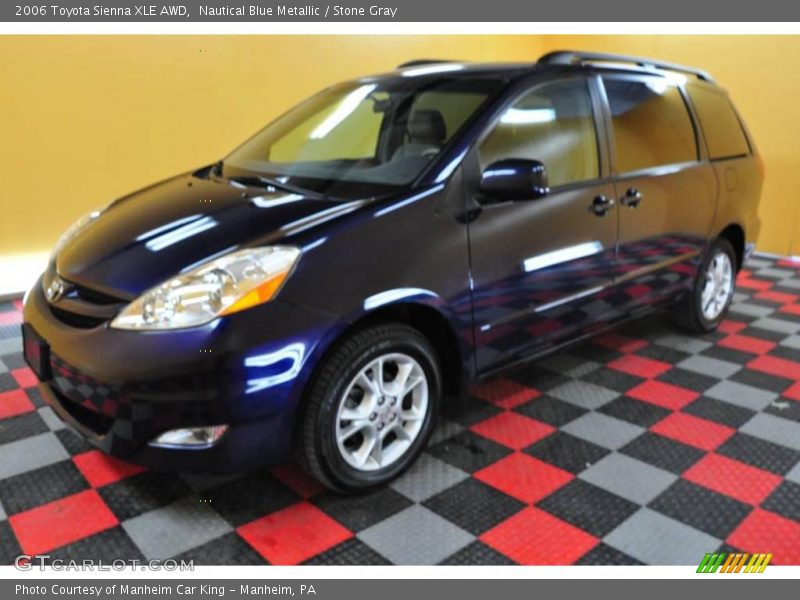 Nautical Blue Metallic / Stone Gray 2006 Toyota Sienna XLE AWD