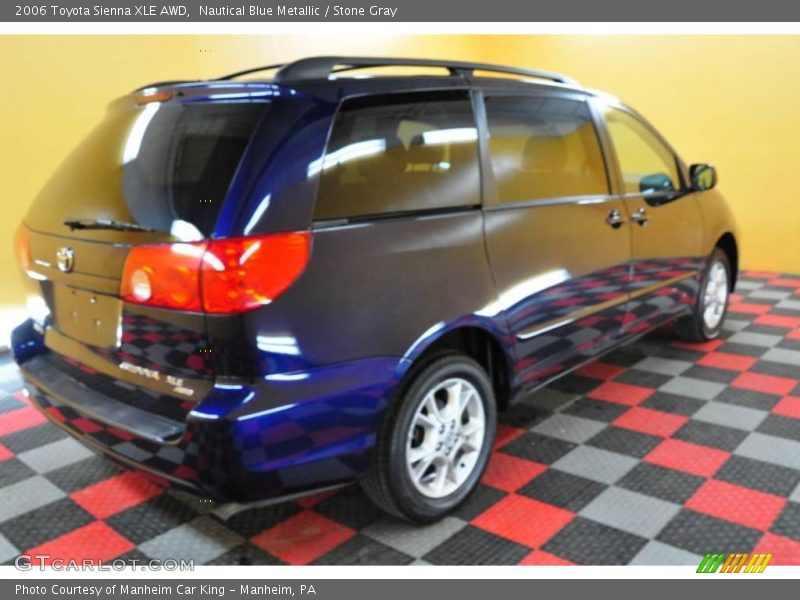 Nautical Blue Metallic / Stone Gray 2006 Toyota Sienna XLE AWD