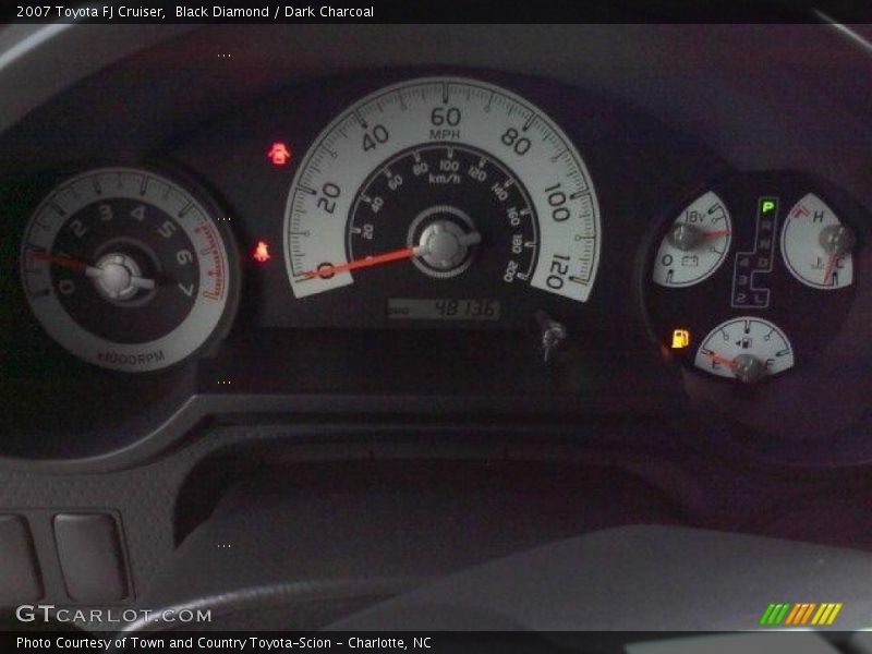 Black Diamond / Dark Charcoal 2007 Toyota FJ Cruiser
