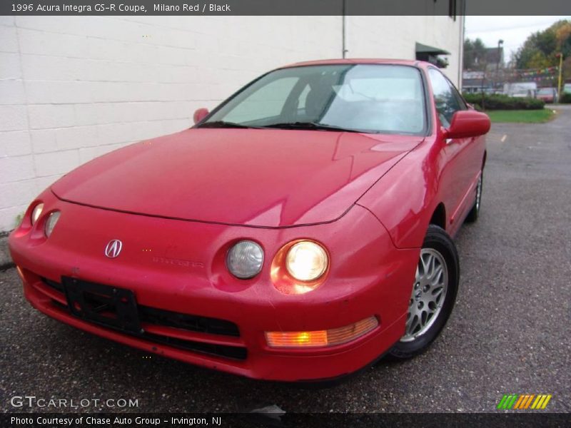 Milano Red / Black 1996 Acura Integra GS-R Coupe