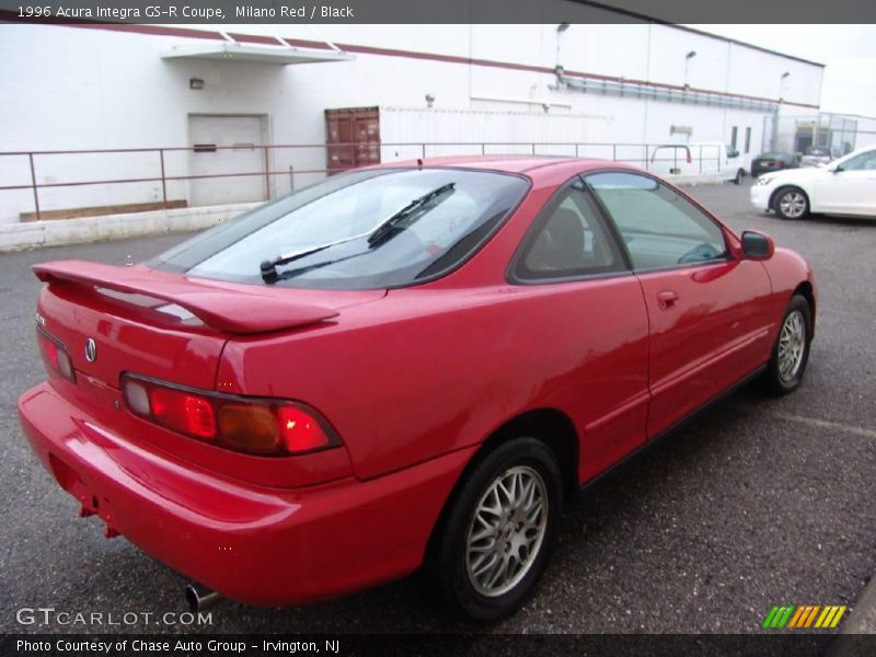 Milano Red / Black 1996 Acura Integra GS-R Coupe
