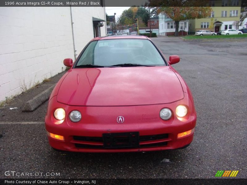 Milano Red / Black 1996 Acura Integra GS-R Coupe