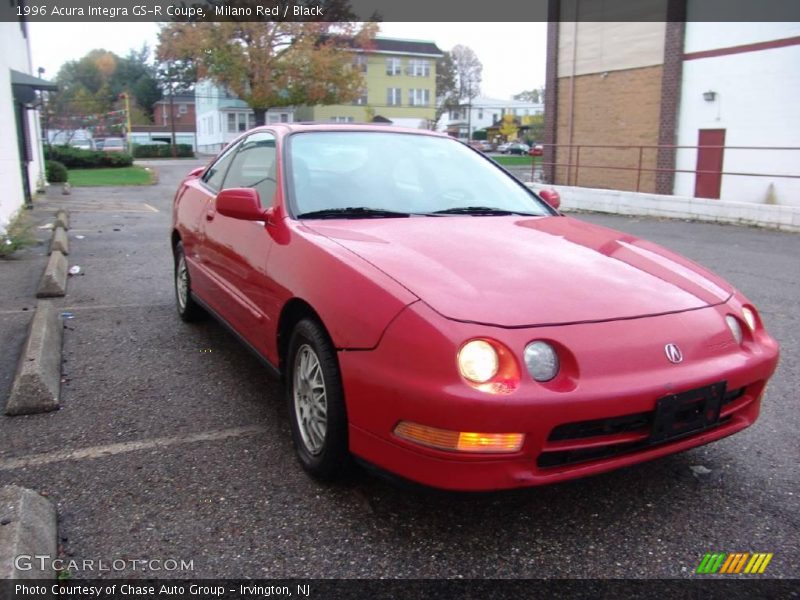 Milano Red / Black 1996 Acura Integra GS-R Coupe