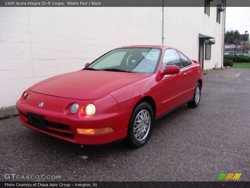 Milano Red / Black 1996 Acura Integra GS-R Coupe