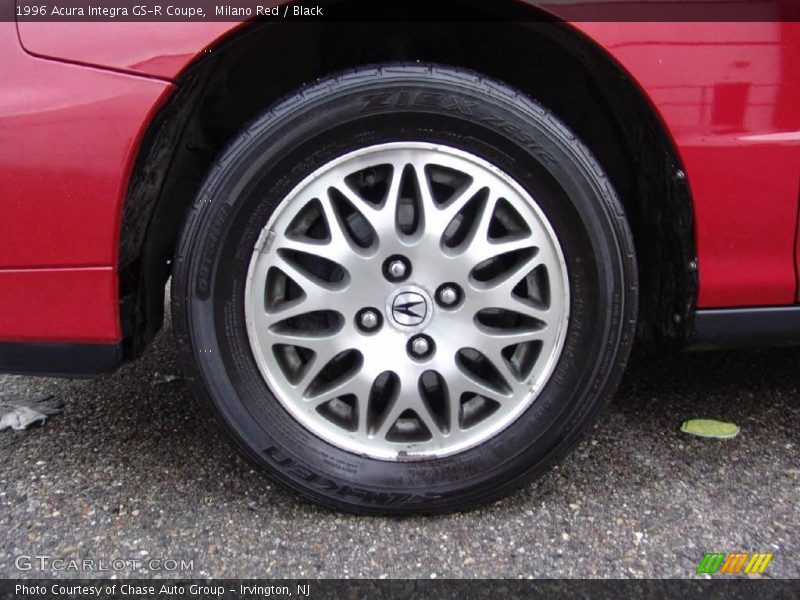 Milano Red / Black 1996 Acura Integra GS-R Coupe