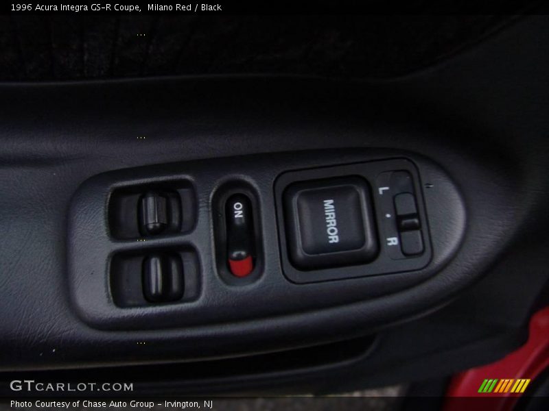 Milano Red / Black 1996 Acura Integra GS-R Coupe
