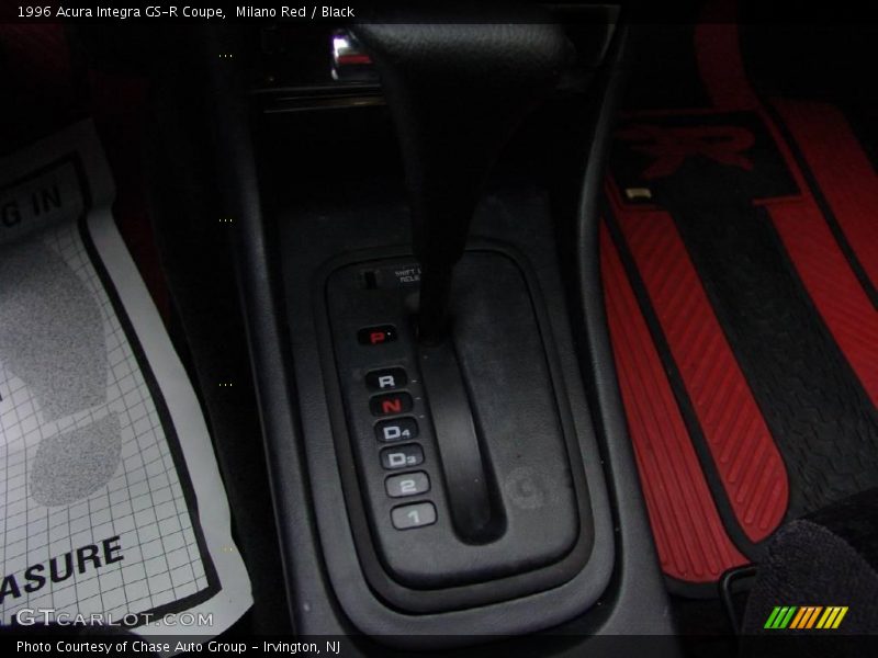 Milano Red / Black 1996 Acura Integra GS-R Coupe