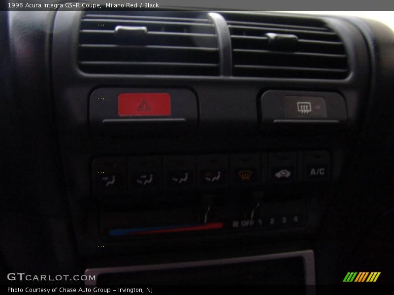 Milano Red / Black 1996 Acura Integra GS-R Coupe