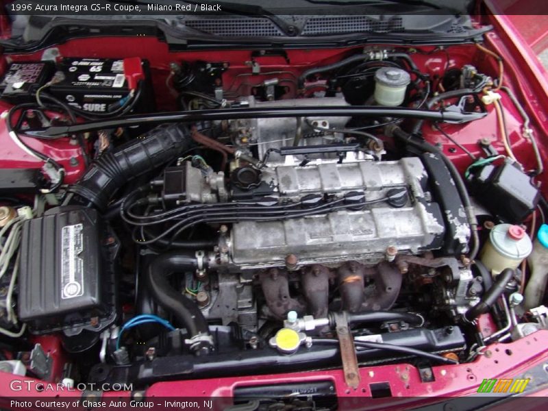 Milano Red / Black 1996 Acura Integra GS-R Coupe