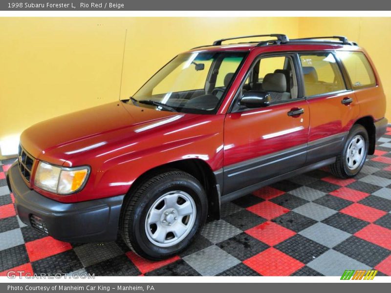 Rio Red / Beige 1998 Subaru Forester L