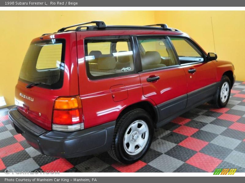 Rio Red / Beige 1998 Subaru Forester L