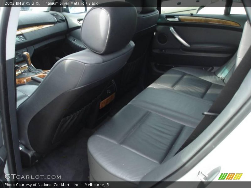 Titanium Silver Metallic / Black 2002 BMW X5 3.0i
