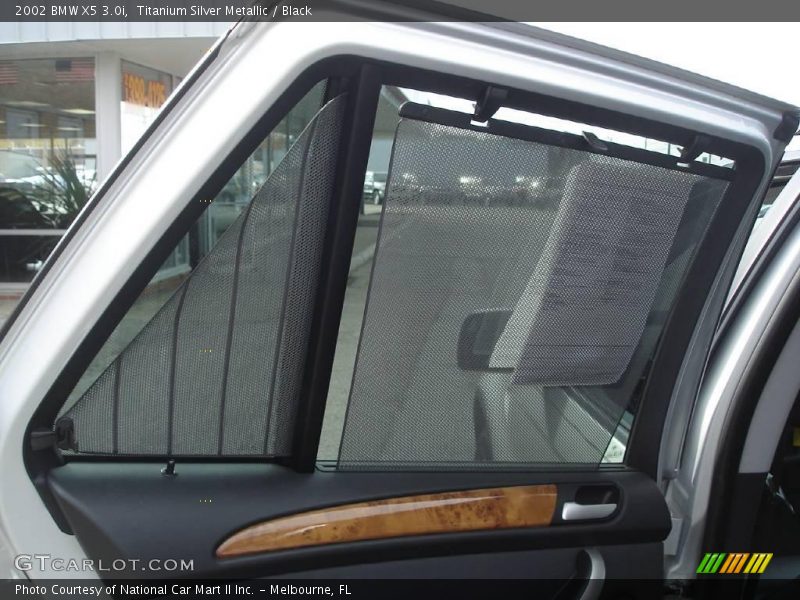 Titanium Silver Metallic / Black 2002 BMW X5 3.0i