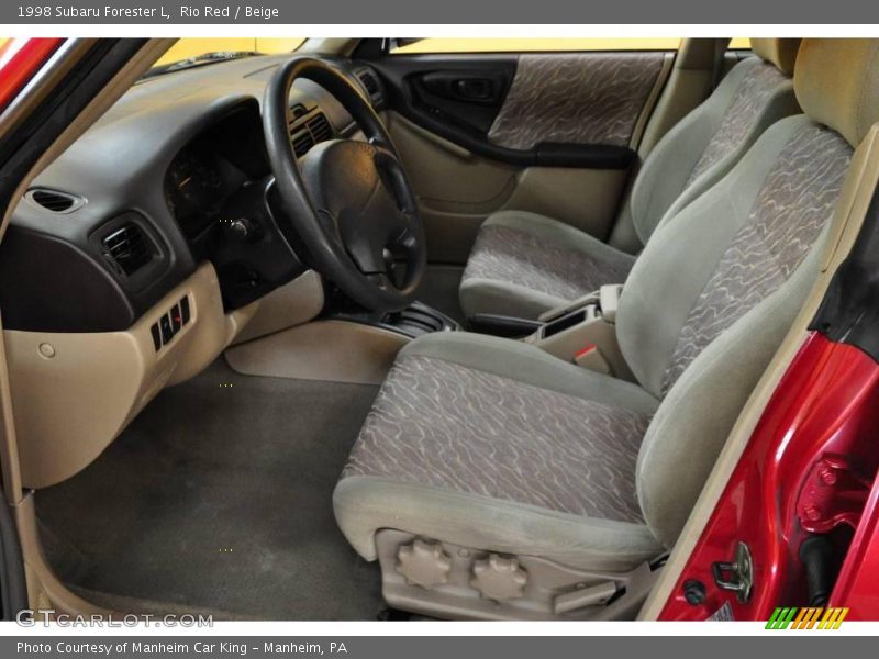 Rio Red / Beige 1998 Subaru Forester L