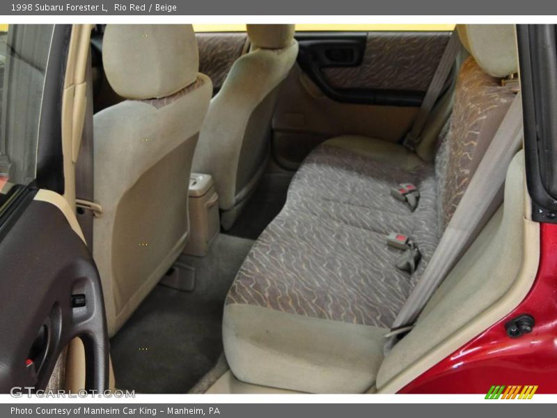 Rio Red / Beige 1998 Subaru Forester L