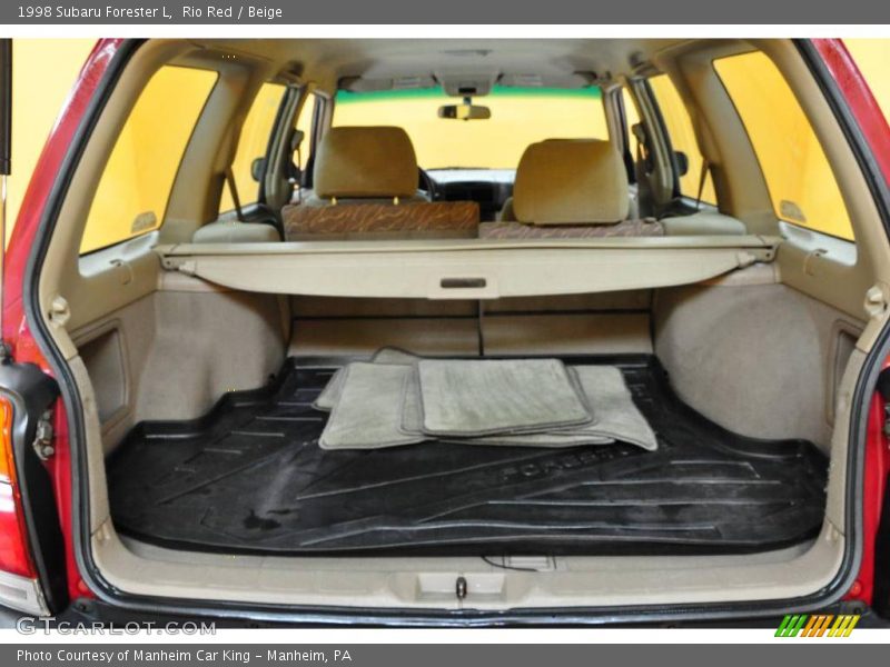 Rio Red / Beige 1998 Subaru Forester L