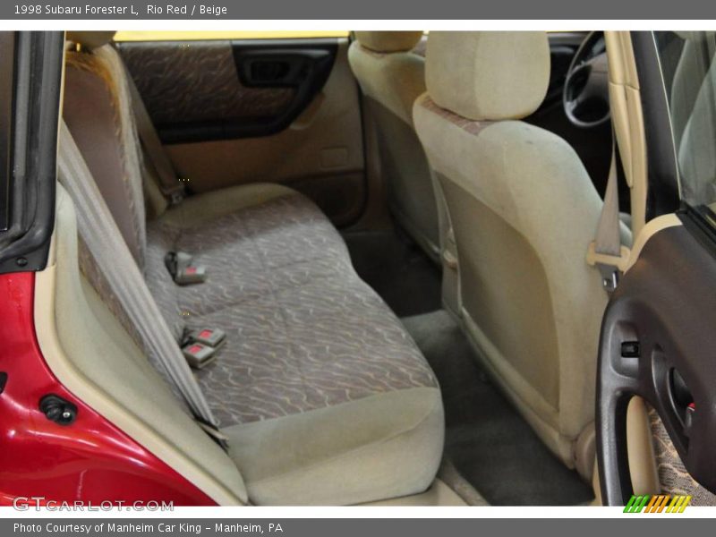 Rio Red / Beige 1998 Subaru Forester L