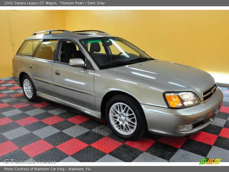 Titanium Pearl / Dark Gray 2002 Subaru Legacy GT Wagon