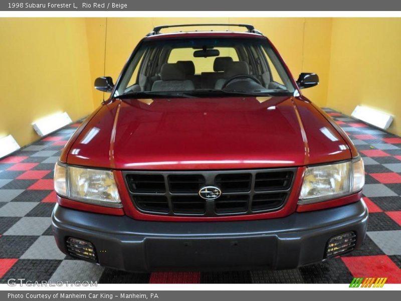 Rio Red / Beige 1998 Subaru Forester L