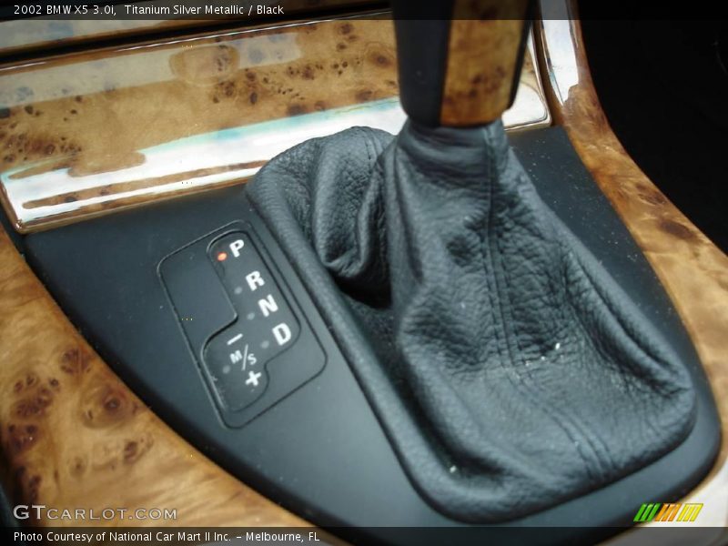 Titanium Silver Metallic / Black 2002 BMW X5 3.0i