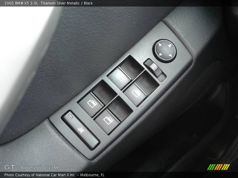 Titanium Silver Metallic / Black 2002 BMW X5 3.0i