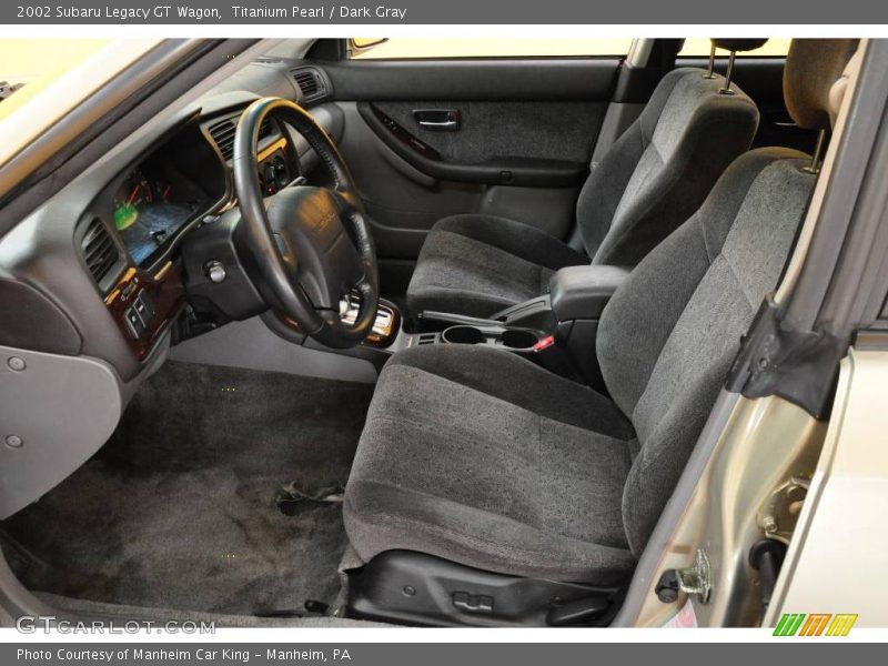 Titanium Pearl / Dark Gray 2002 Subaru Legacy GT Wagon