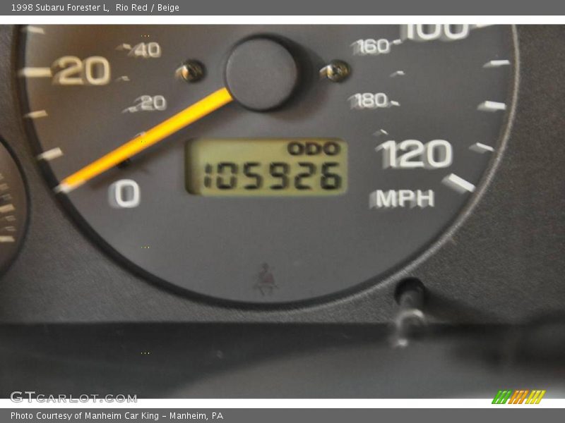 Rio Red / Beige 1998 Subaru Forester L
