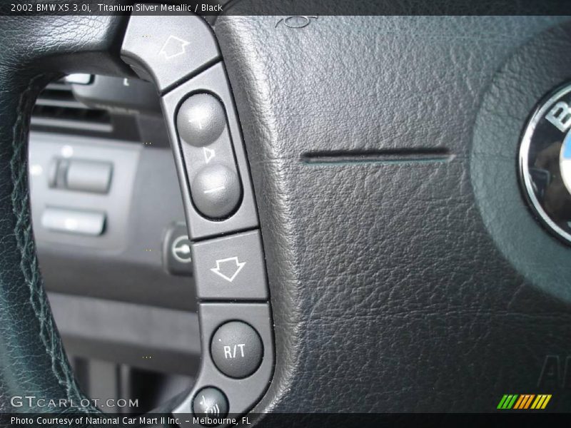 Titanium Silver Metallic / Black 2002 BMW X5 3.0i