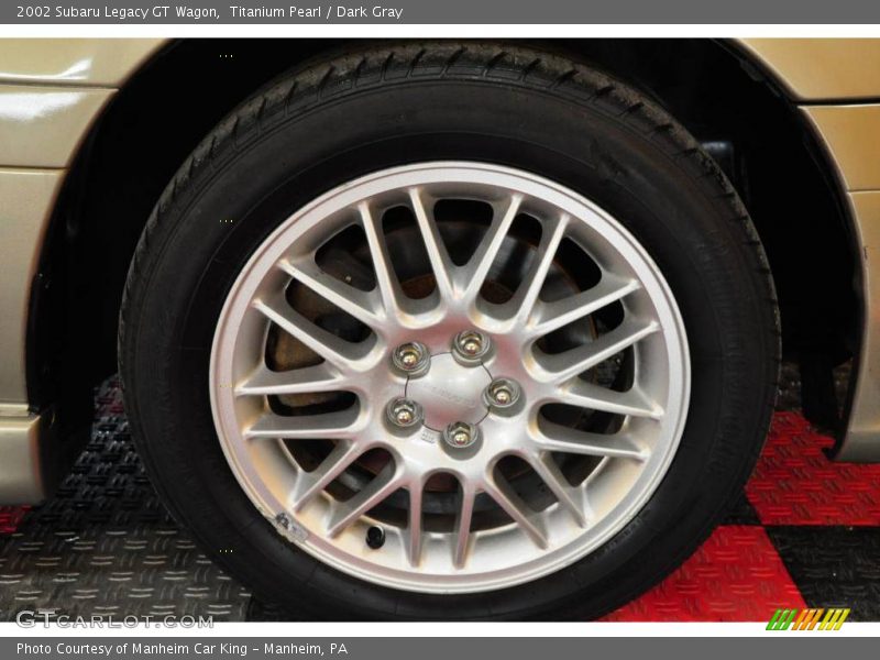 Titanium Pearl / Dark Gray 2002 Subaru Legacy GT Wagon