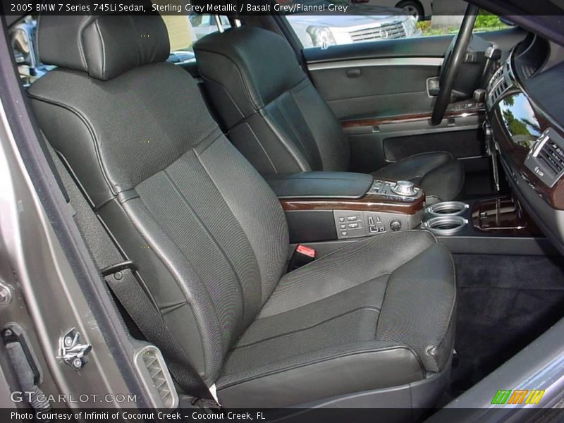 Sterling Grey Metallic / Basalt Grey/Flannel Grey 2005 BMW 7 Series 745Li Sedan