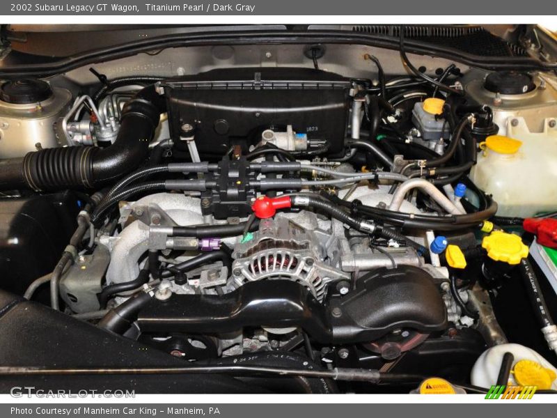 Titanium Pearl / Dark Gray 2002 Subaru Legacy GT Wagon