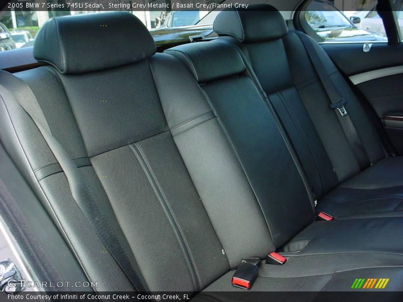 Sterling Grey Metallic / Basalt Grey/Flannel Grey 2005 BMW 7 Series 745Li Sedan
