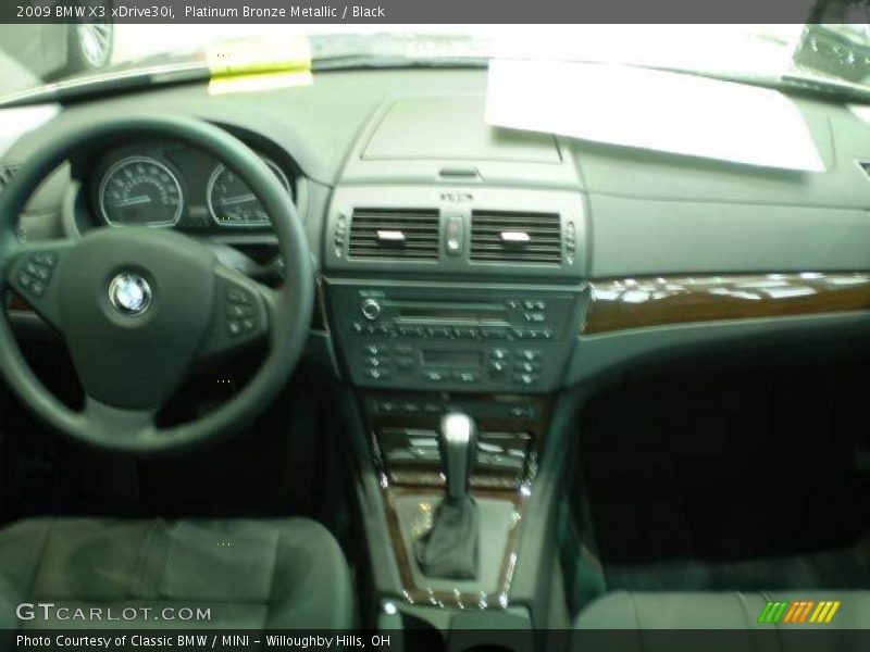 Platinum Bronze Metallic / Black 2009 BMW X3 xDrive30i