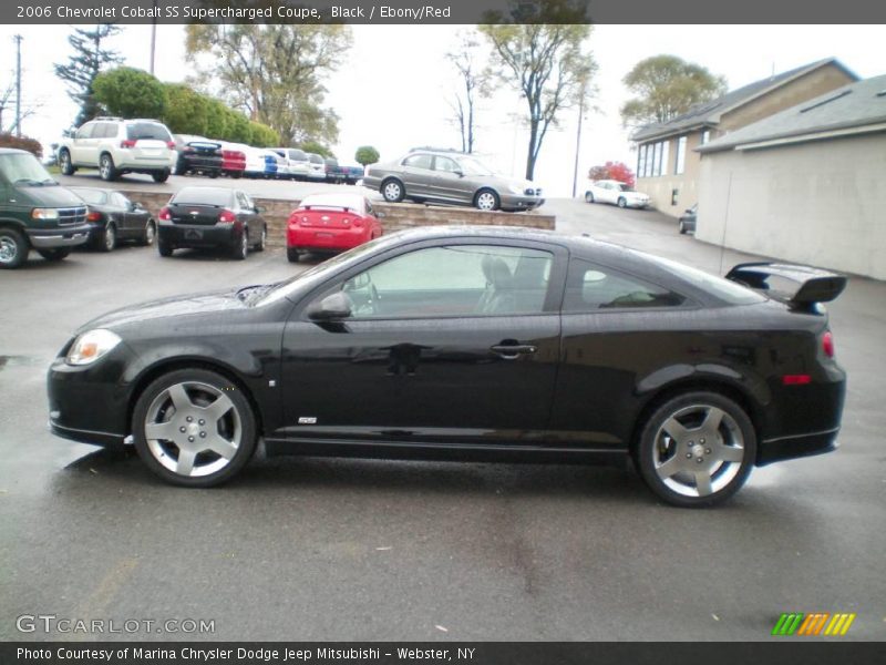 Black / Ebony/Red 2006 Chevrolet Cobalt SS Supercharged Coupe