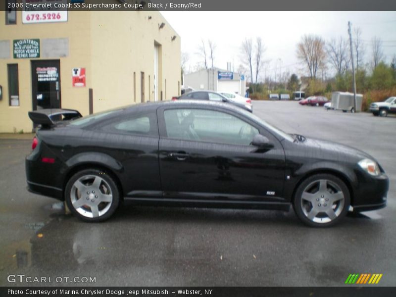 Black / Ebony/Red 2006 Chevrolet Cobalt SS Supercharged Coupe