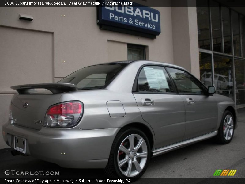 Steel Gray Metallic / Anthracite Black 2006 Subaru Impreza WRX Sedan
